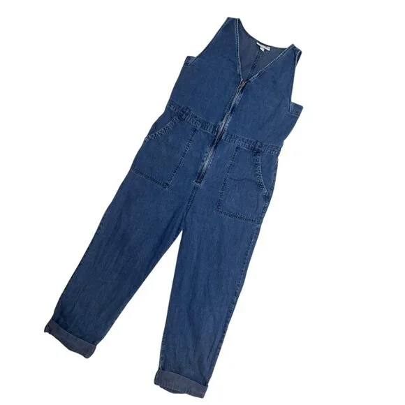 Rachel Comey x Target 100% Cotton Denim Straight Leg Jumpsuit - Picture 4 of 14